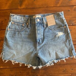 NWT Madewell Relaxed Denim Shorts size 26